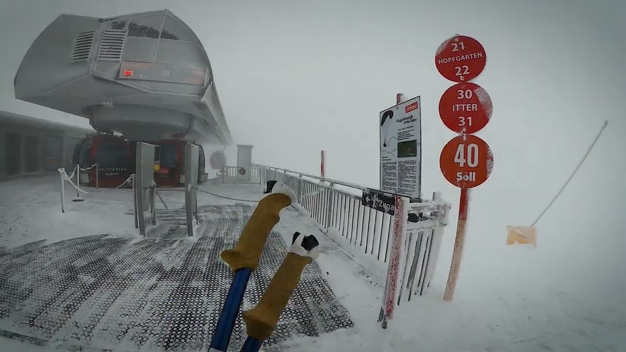 Skiwelt Wilder Kaiser long ski circuit, asmr