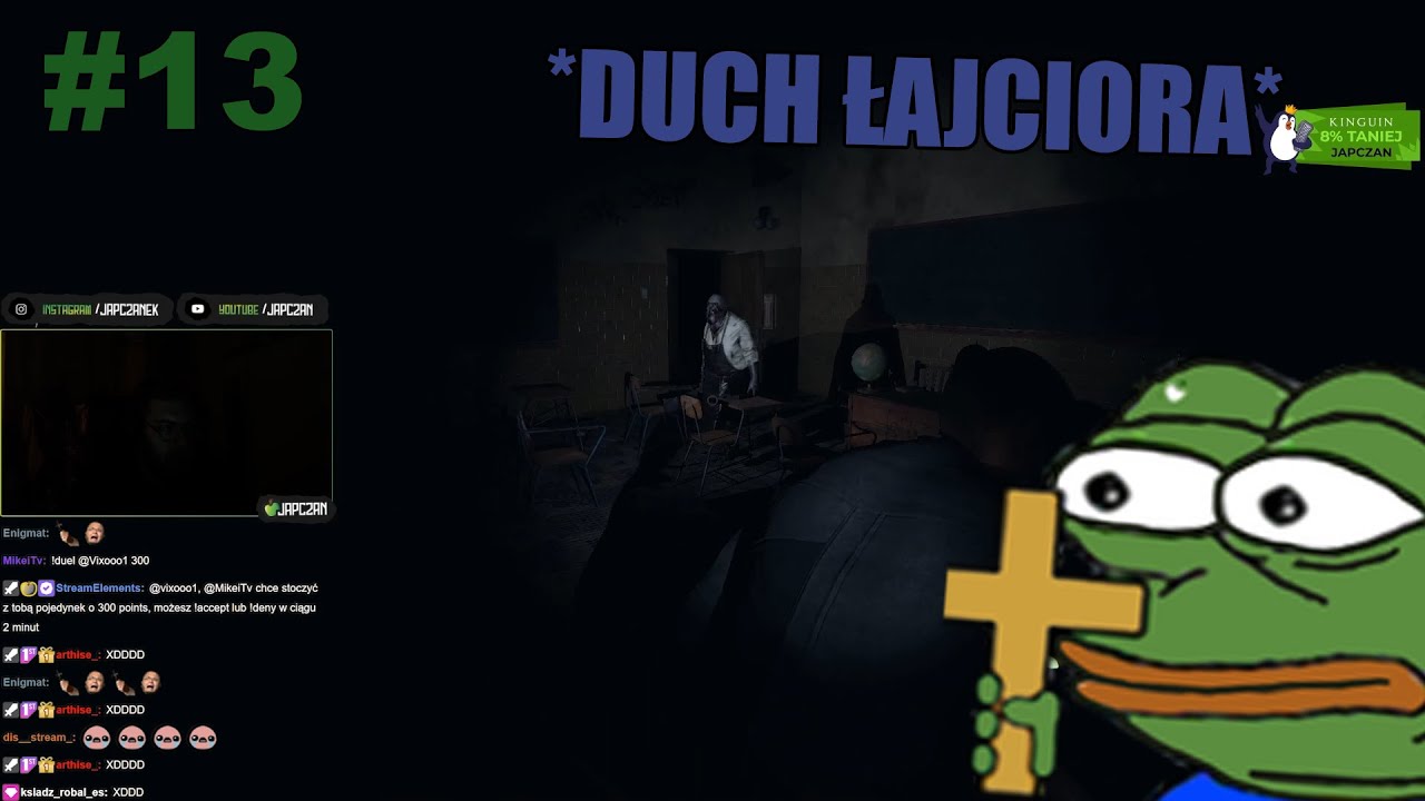 JAPCZAN LUKI Holak Matixoxo w PHASMOPHOBIA #13 - Trollowanie Holaka , Duch Łajciora😎