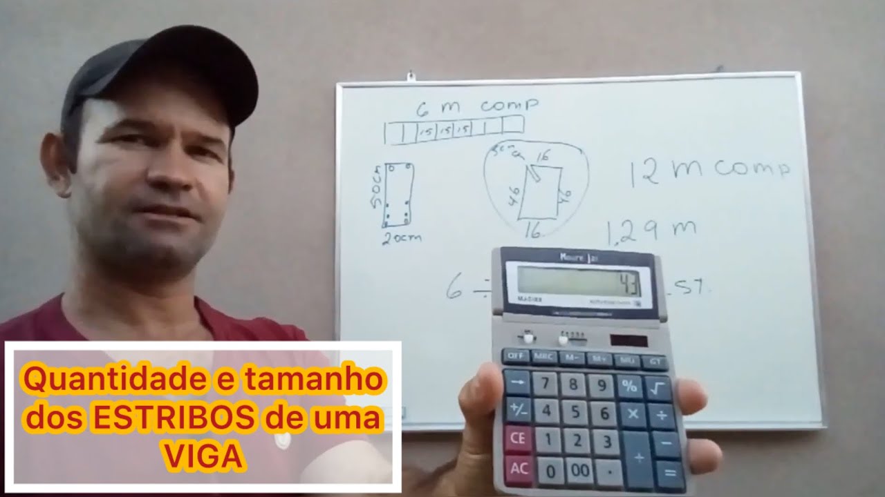 Como calcular a quantidade e comprimento dos estribos de uma armadura