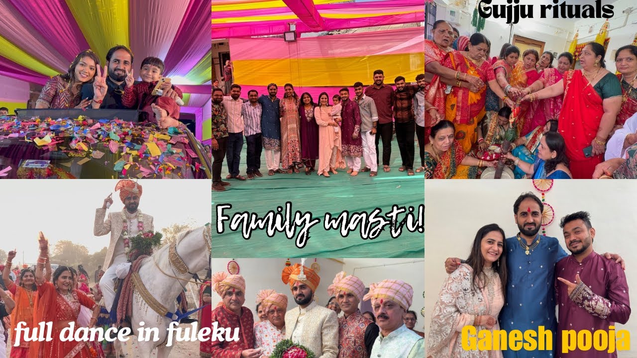 Ganesh Pooja | photo session | crazy dance of all in fuleku! #youtube #youtuber