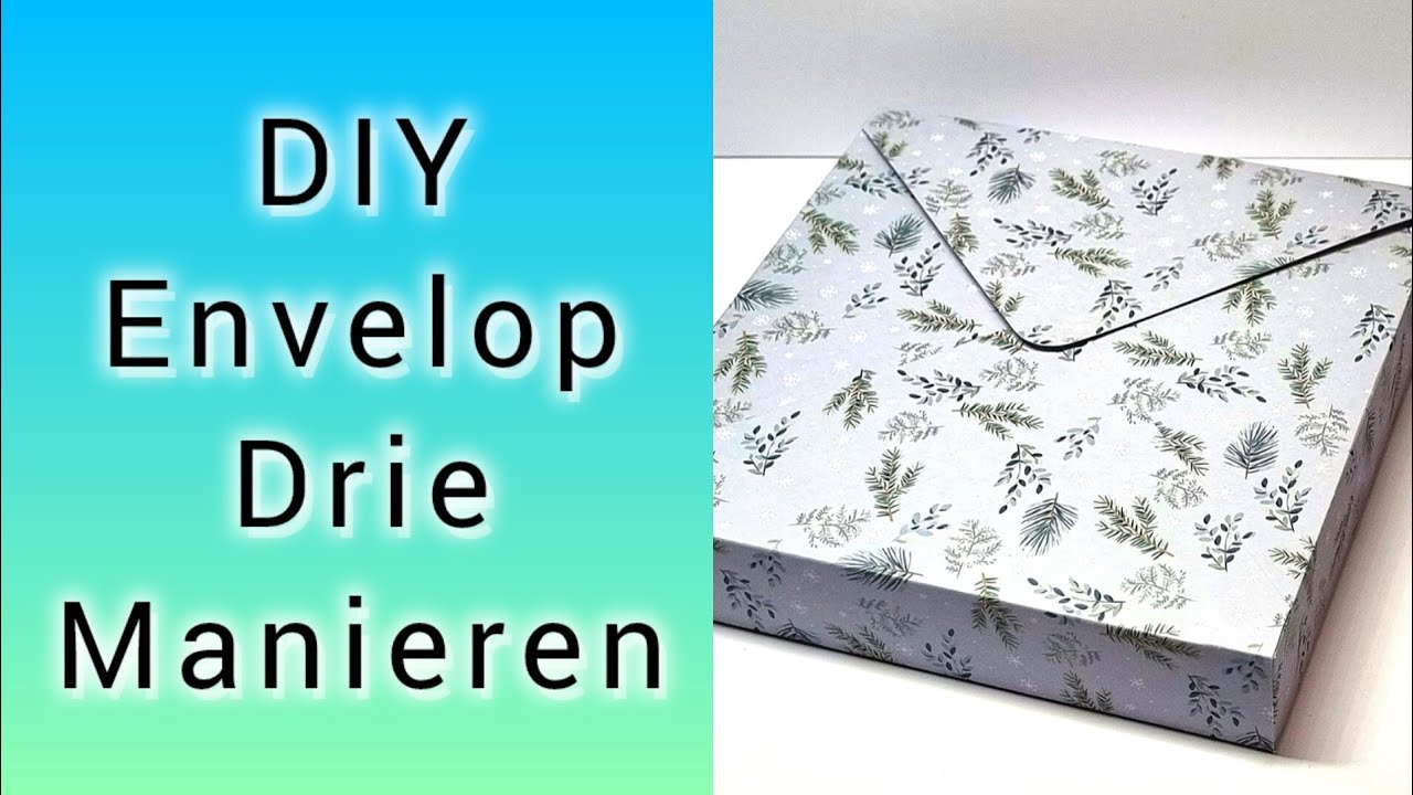 Enveloppen maken in ieder formaat op 3 manieren!