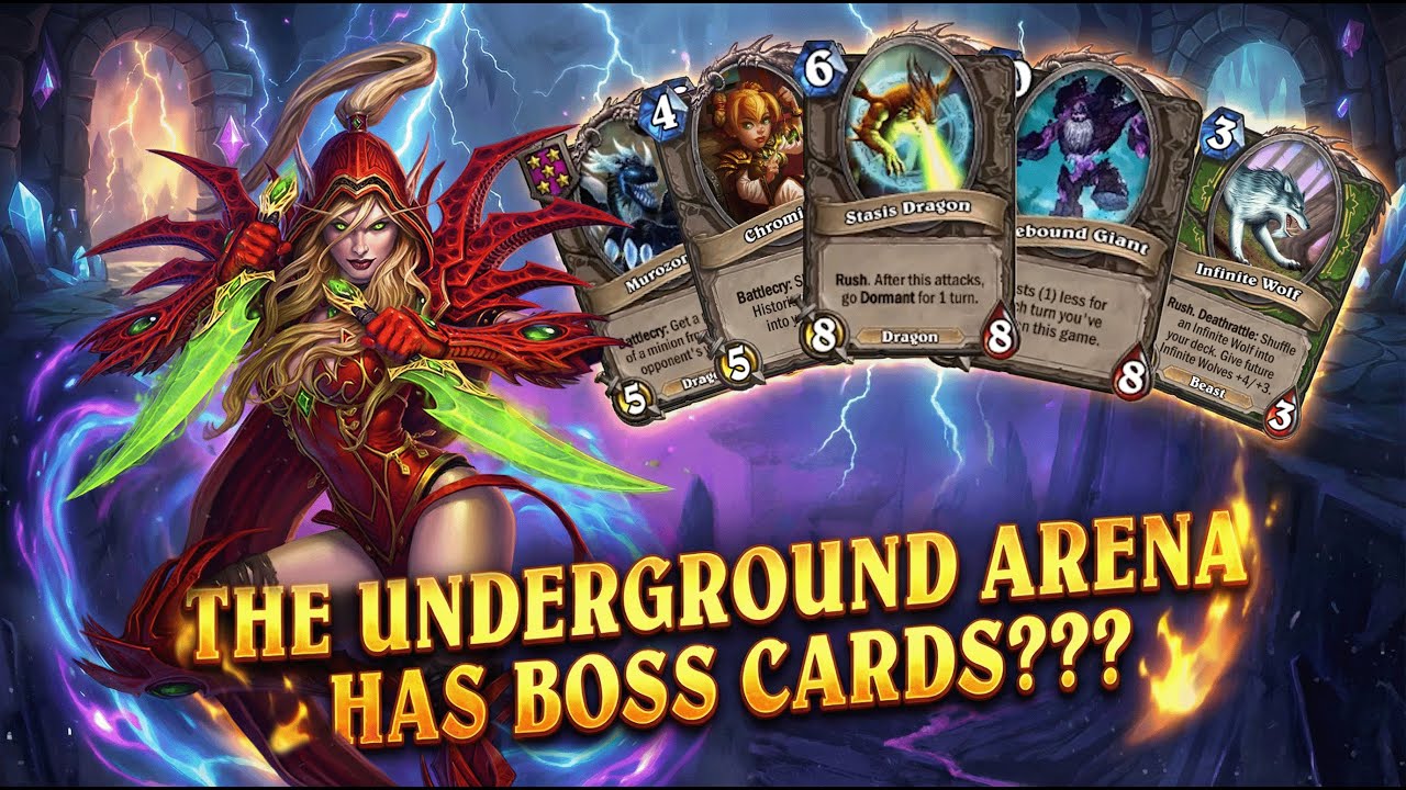 Wait... I Can Draft BOSS Cards Now?! (Hearthstone Arena)