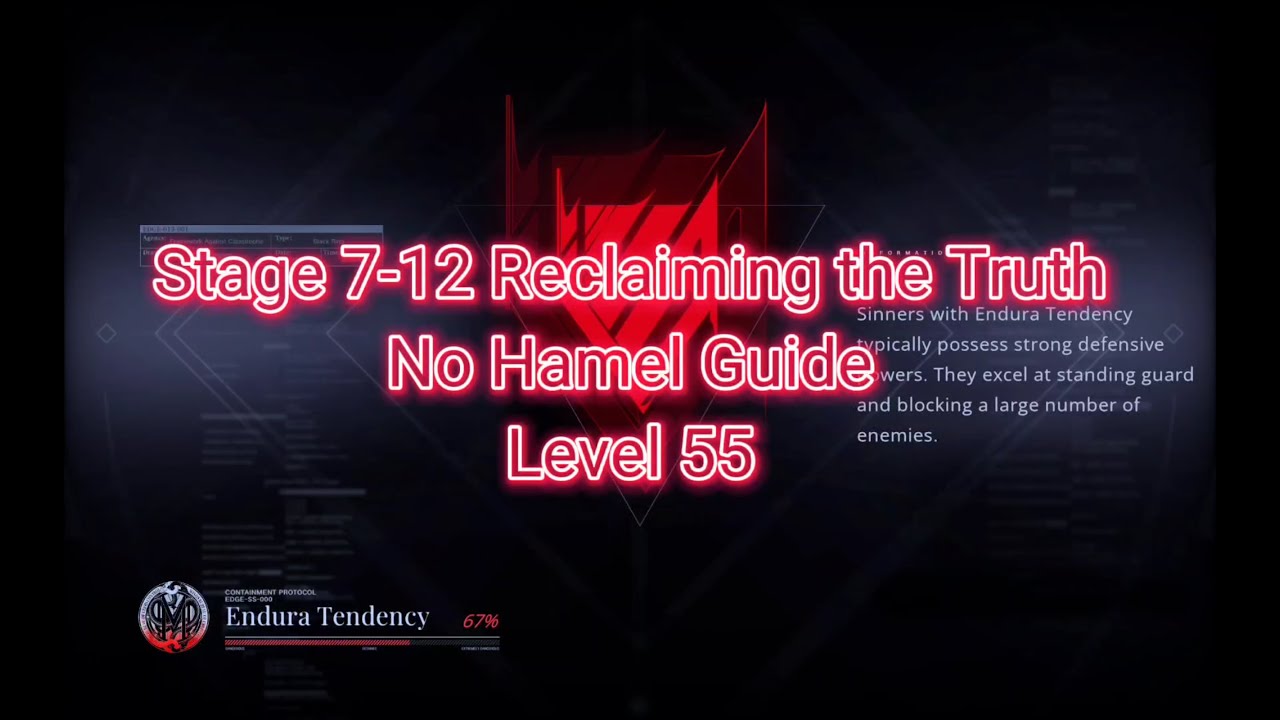 Path to Nowhere - Stage 7-12 Reclaiming the Truth - No Hamel Guide - Level 55
