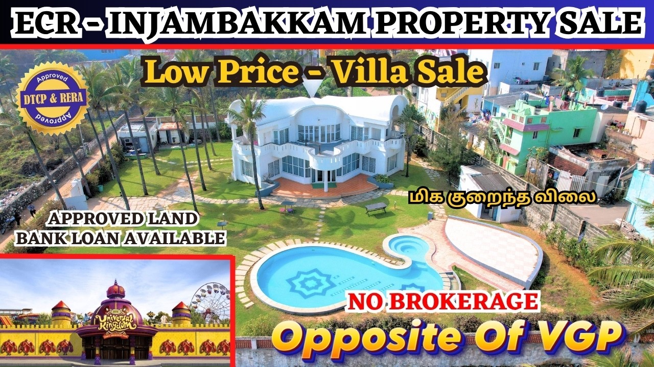 Chennai ECR Beach View Property For Sale - Low Price - Beach End Property #ecrbeachhouse #ecrhouse