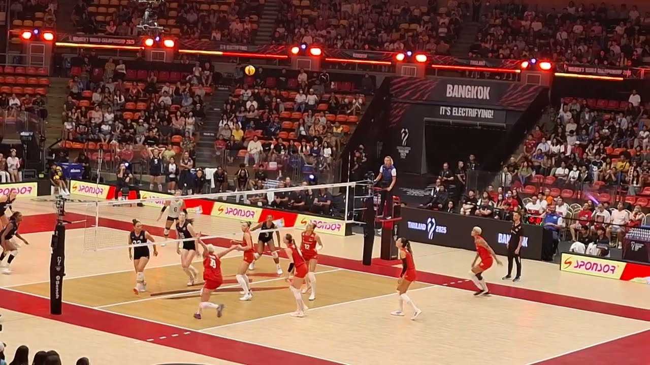 ตุรกีชนะเมกา 3-1 เซต : 🇺🇸 #สหรัฐอเมริกา vs 🇹🇷 #ตุรกี #WWCH2025 #Thailand2025 #volleyballworld