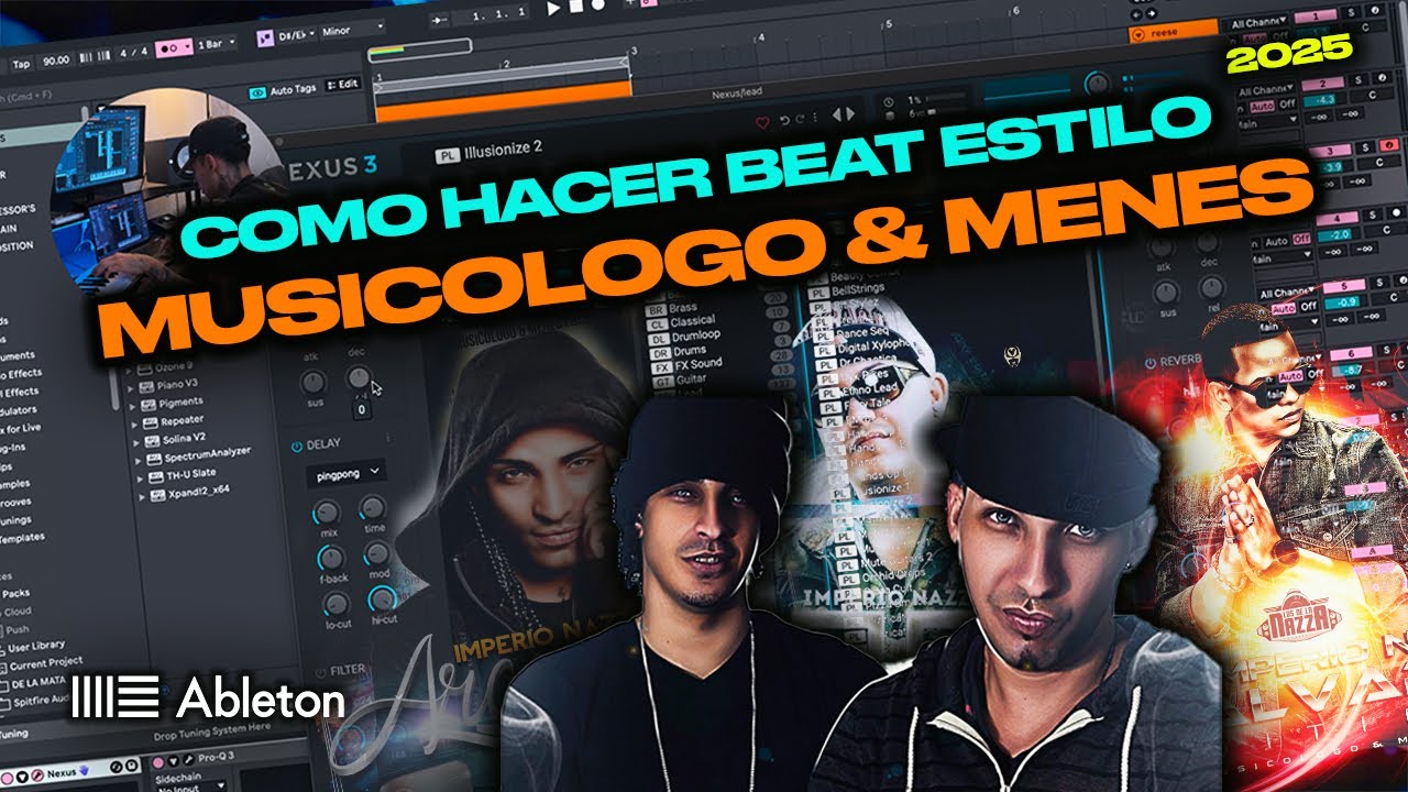 Como HACER Beat Estilo MUSICOLOGO & MENES - Ableton Live 2025