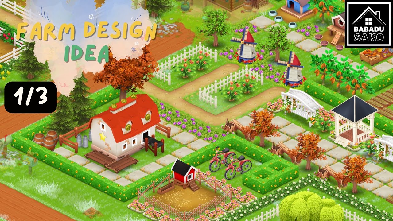 EP.223 : Farm design idea part 1/3 - HayDay FarmDesign!