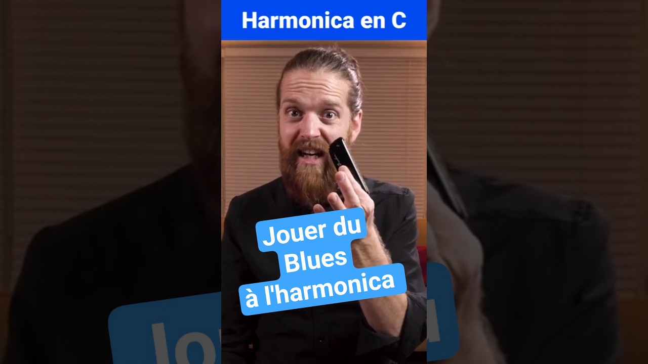 Cours d'harmonica Blues d&eacute;butant (12 Bar Blues) #Shorts