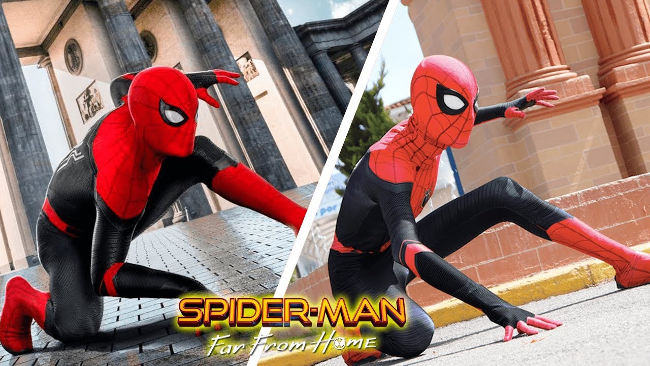 IMITANDO FOTOS DE SPIDERMAN FAR FROM HOME/ IMITATING PHOTOS OF SPIDERMAN FAR FROM HOME - IVANSPIDEY