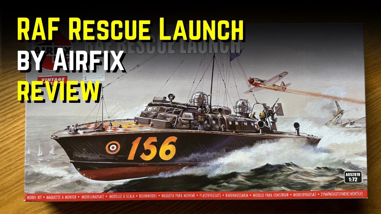 Airfix RAF Rescue Launch kit review