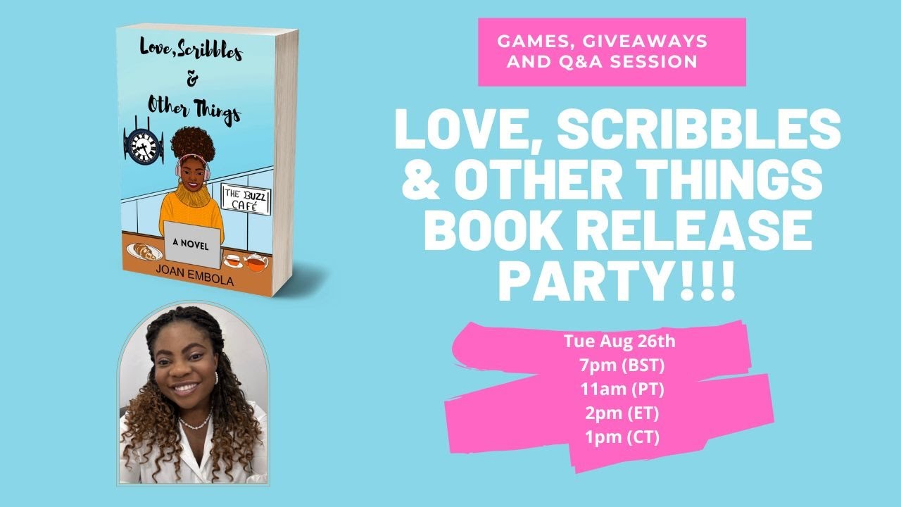 Book Release Party For Love, Scribbles & Other Things // Games, Giveaways & A Q&A Session