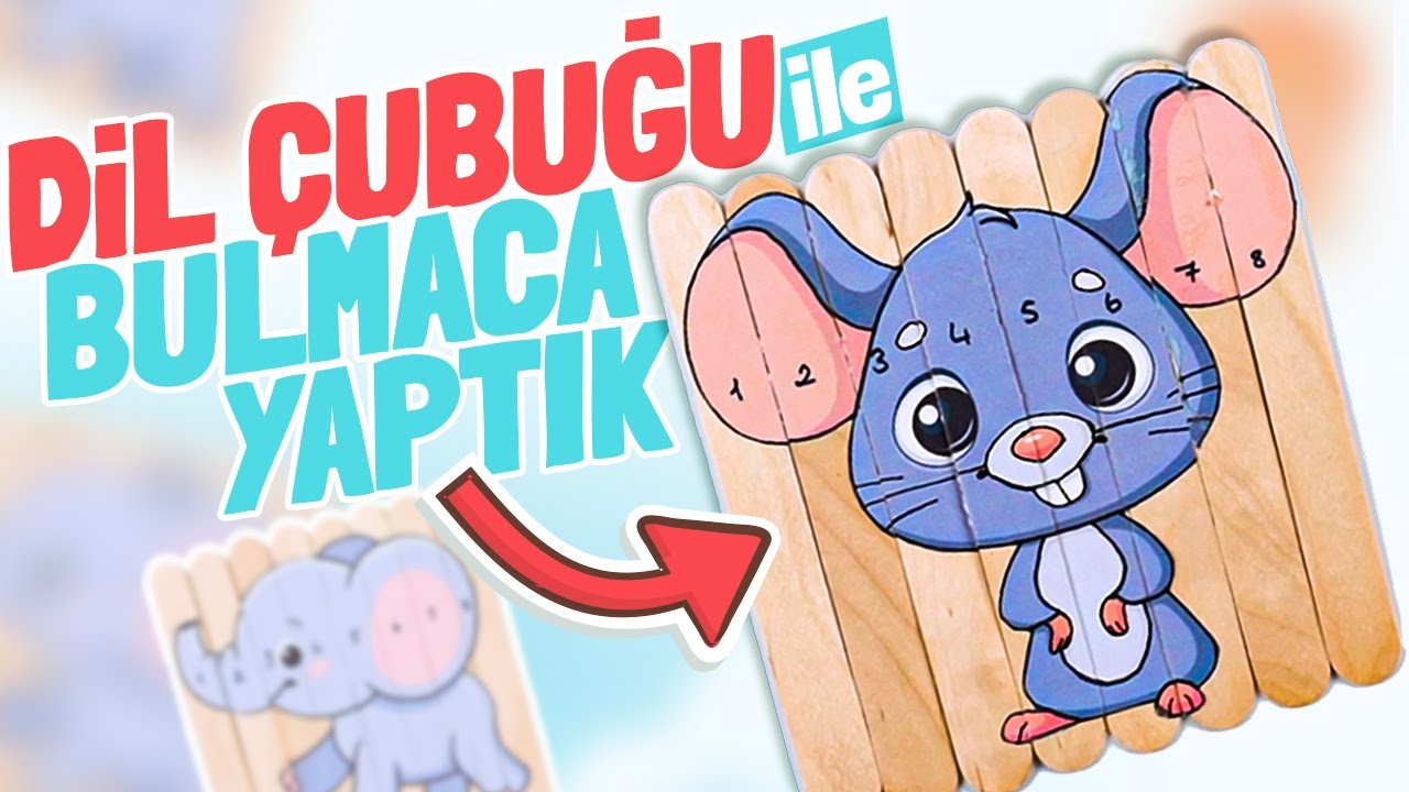 Dil Çubuğu ile Bulmaca Yapımı