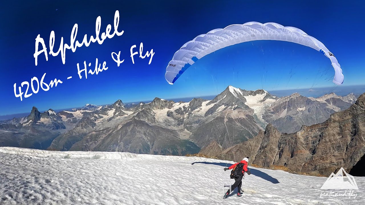 Hike and Fly Alphubel (4206m) - entspannter Viertausender