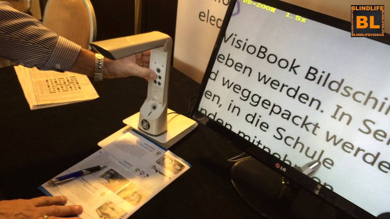 SightCity 2014 - Pamtrad - PC eye electronic magnifier - Blindlife
