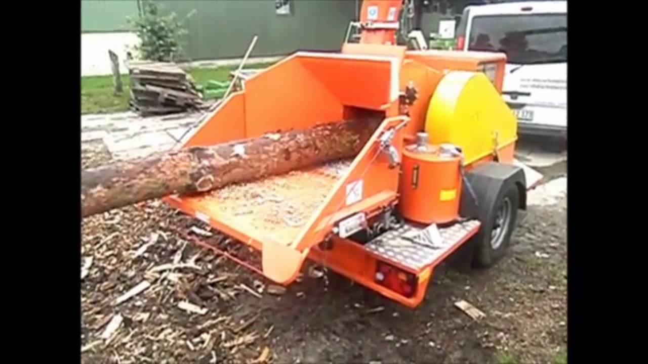 Holzschredder Holzhacker Trommelhacker  Holzhackmaschinen Skorpion 350SDB