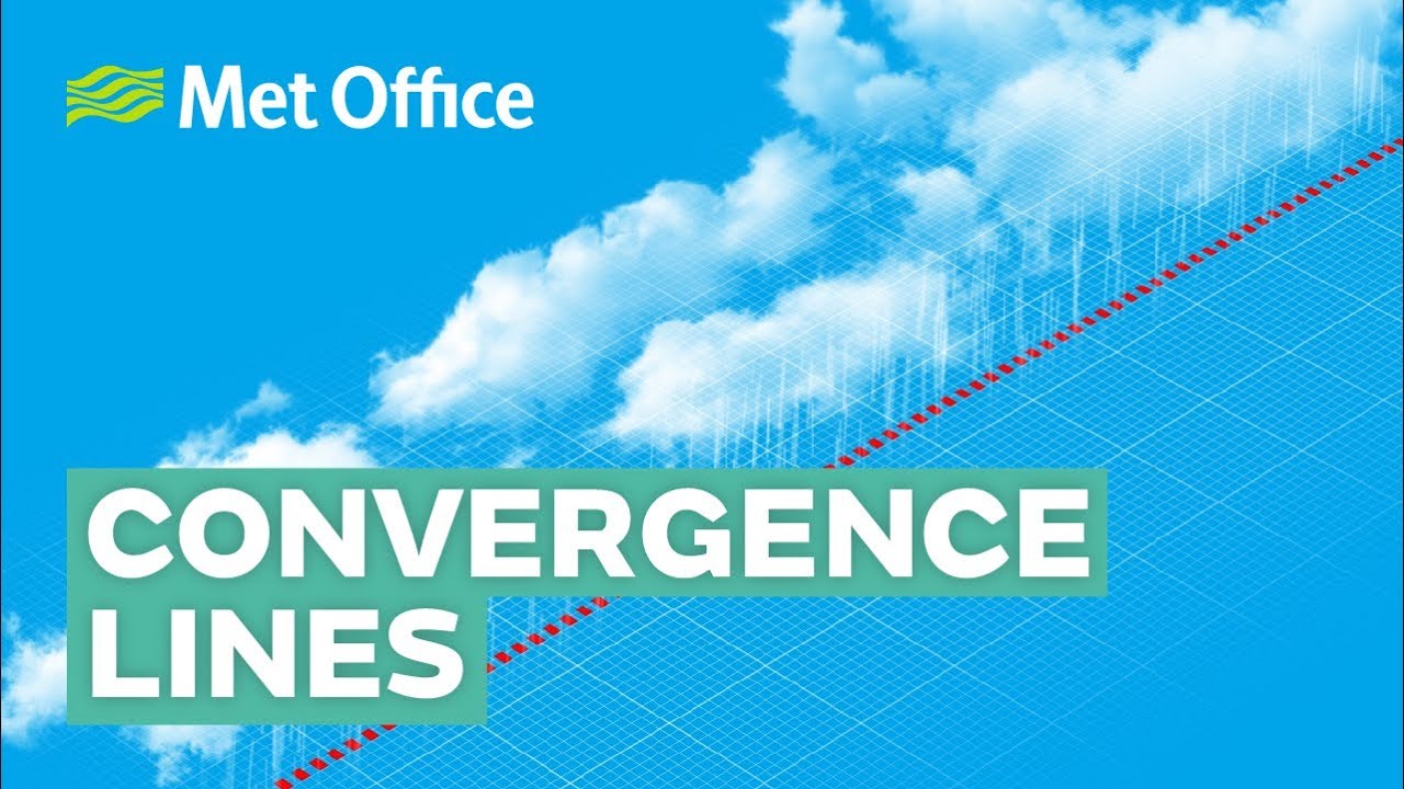 What is a convergence line and how do they form?