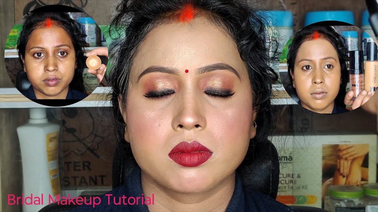 Bridal Makeup Step By Step Bridal Makeup Kaise Karen For Beginners