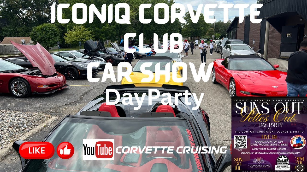 Corvette Car Show 2025, Suns out Vette's Out car show, Iconiq Car Club