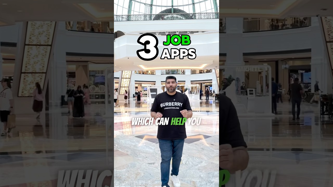 Three apps to help you get a Job in Dubai #dubai #dubaijobs #recruitment #dubaivlog #dubailife