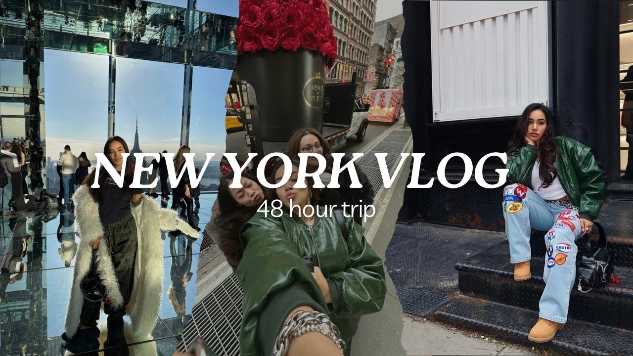 48 Hours in New York City|$25 Blowout Chinatown|Travel Vlog