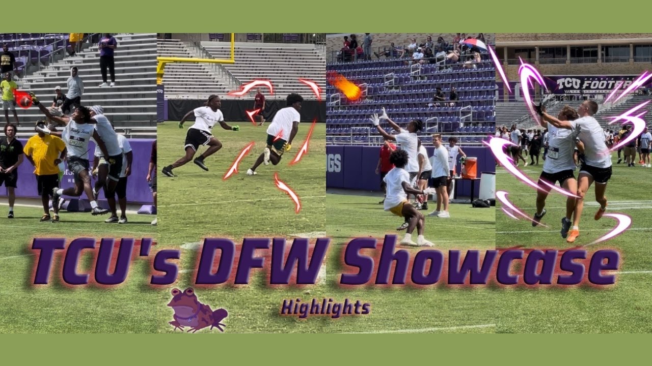 THE BEST HS 🏈 CAMP IN TEXAS!!! 🔥 | TCU's DFW Showcase 🐸