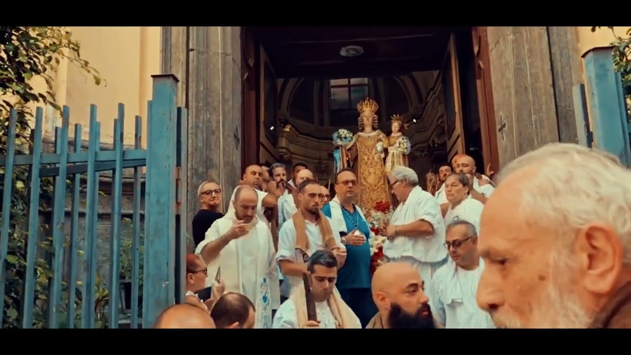 processione di Maria  Ss. Del Carmine alla Concordia  quartieri spagnoli  Napoli