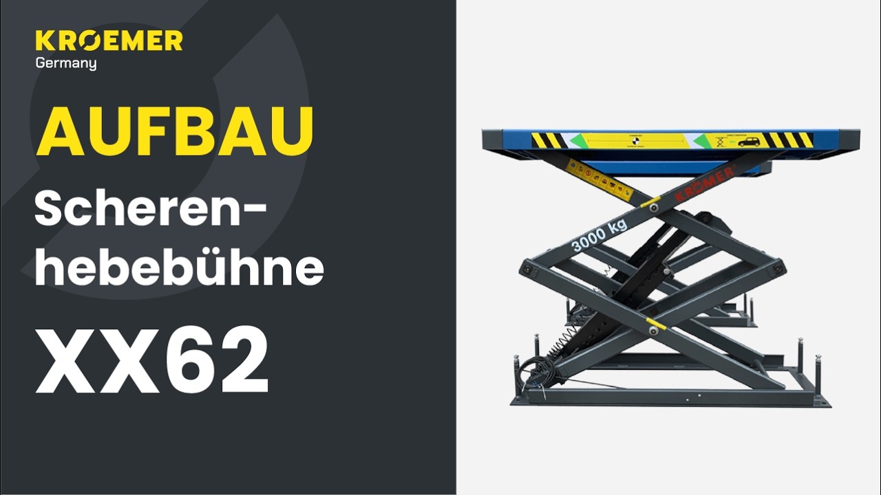 Aufbau der Scherenhebebühne XX62
