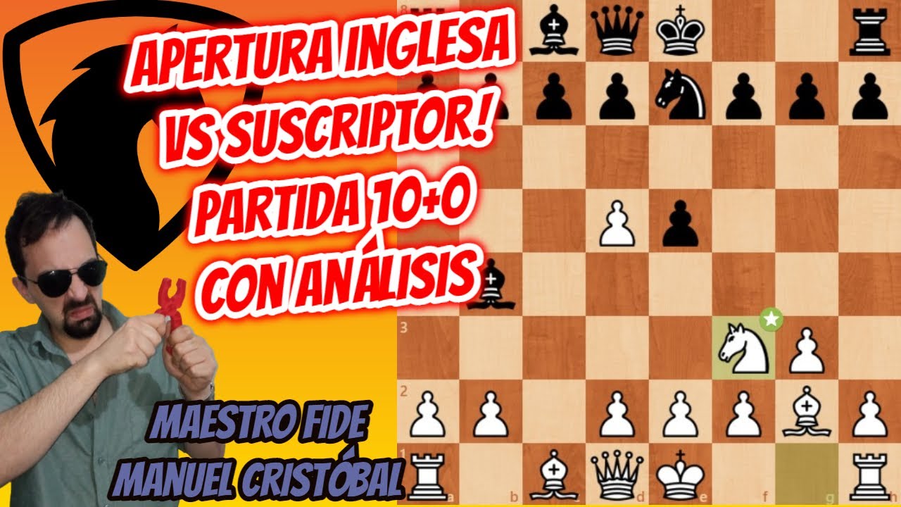 APERTURA INGLESA ANALIZADA ♟️ Aprendiendo ajedrez con los suscriptores
