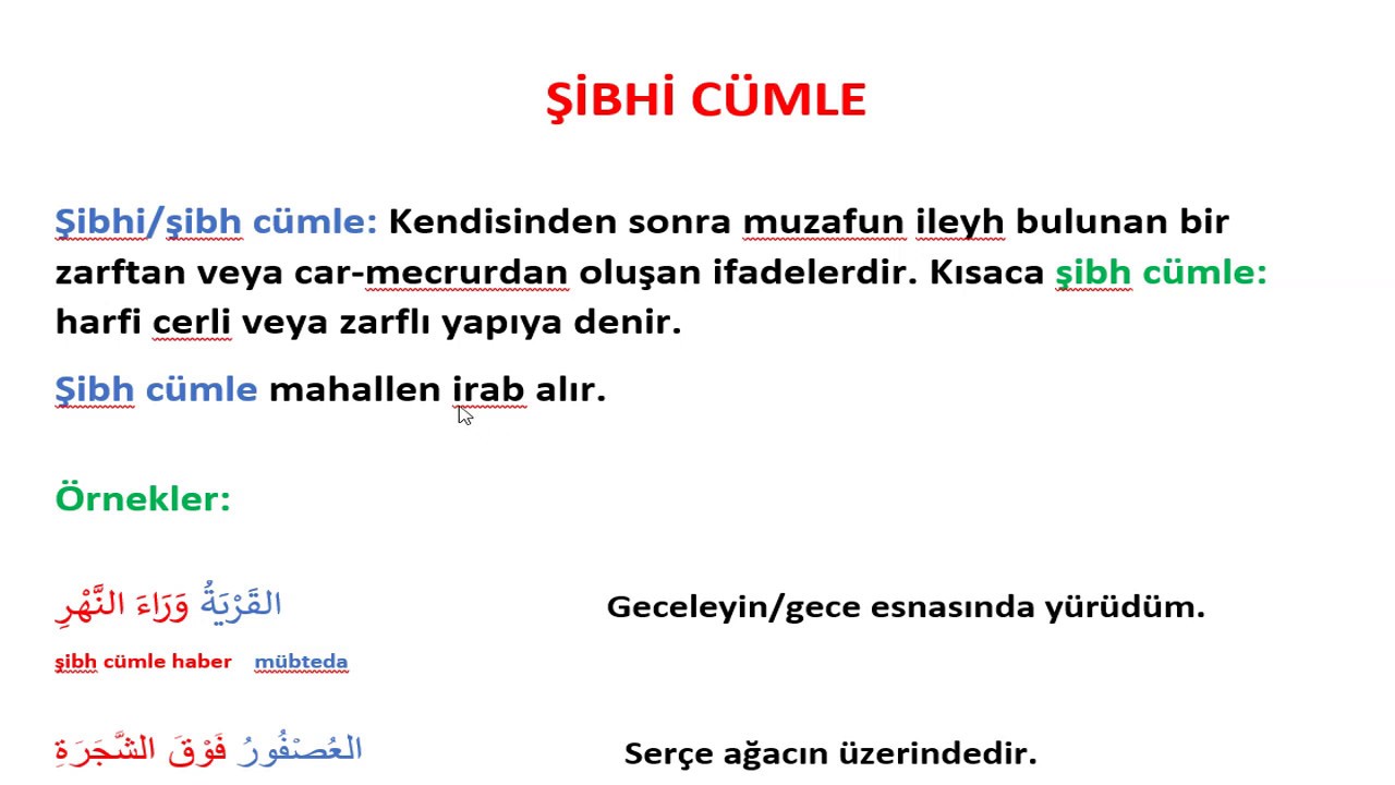 şibih/şibhi cümle!