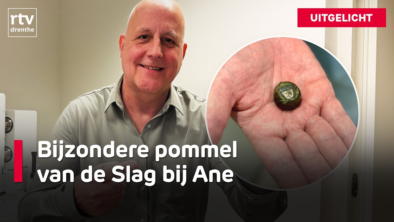 Jurrien (55) vond deel van Middeleeuwse dolk: 'van grote historische waarde' | RTV Drenthe