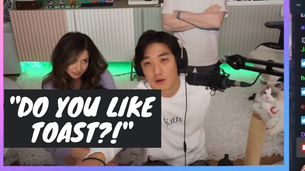 Kevin about disguised toast to Pokimane on stream! What is the impression of toast?