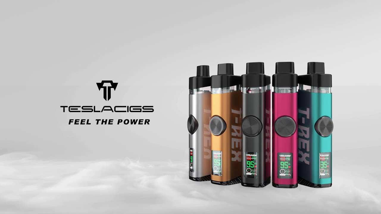 TESLACIGS T-REX POD KIT MAX 95W | 21700 Single Output Double Cloud