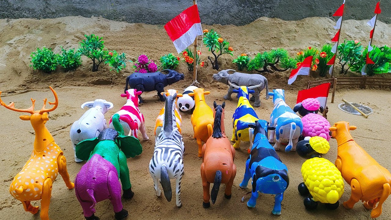 Wadidau‼️ Proses Potong Sapi Untuk Kurban - Truk Oleng Angkut Kawanan Sapi Moo Lucu dan Kambing