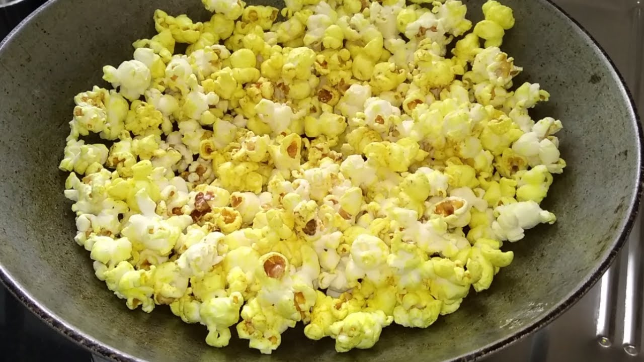 How to make popcorn at home   ||   कढ़ाई में पाॅपकाॅर्न कैसे बनाए