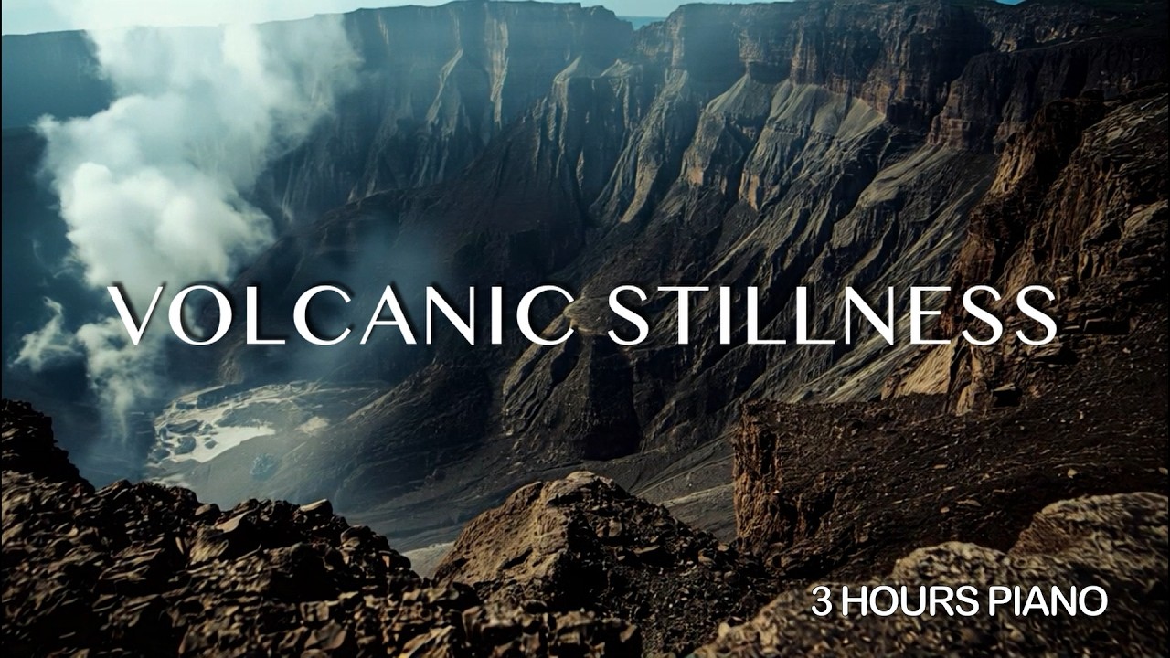 Tongariro National Park : Volcanic Silence | 3 Hours Romantic Piano (20–30 BPM) for Deep Calm, Focus