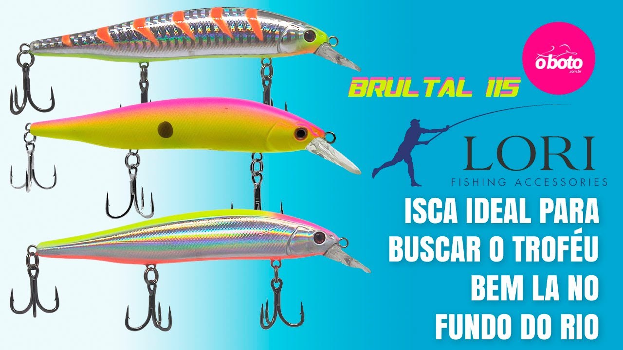 Isca Artificial de Meia Água Lori Brutal 115