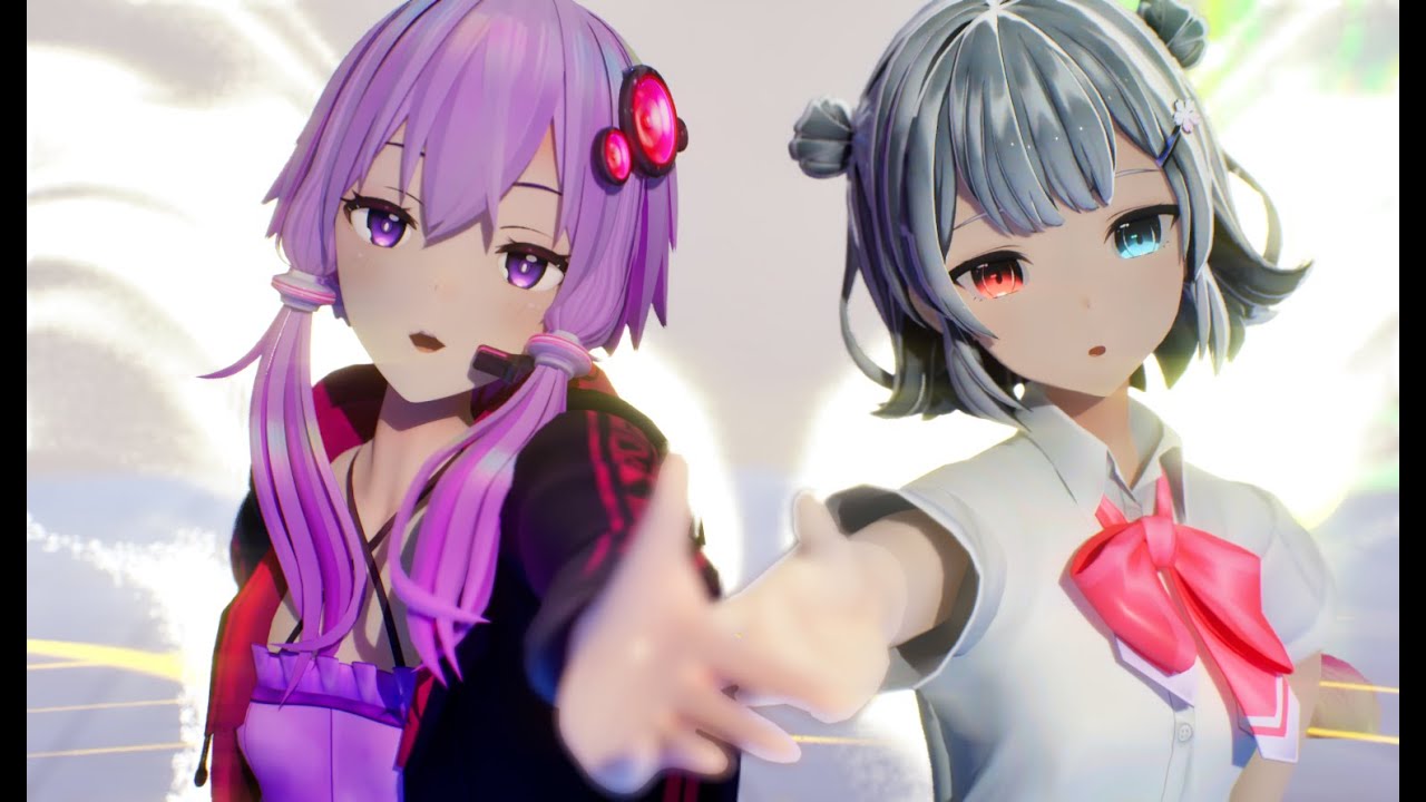 【UE5 MMD】結月ゆかり×小春六花cover  / えれくとりっくえんじぇう (Vocaloid ＆ SynthesizerV)