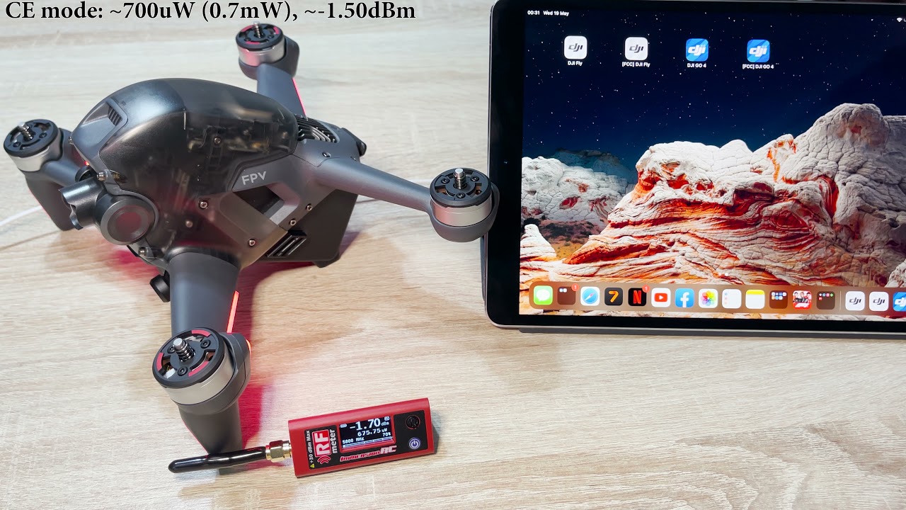 DJI FPV FCC vs CE power