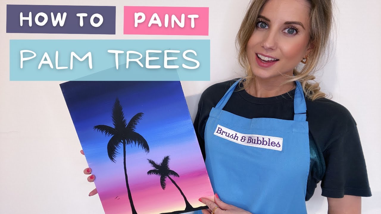 How To Paint Palm Trees | Step by Step | Sip and Paint