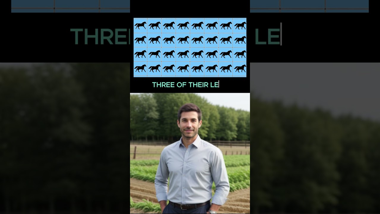 how many horses? such a useful tale   dedicated to Conner w