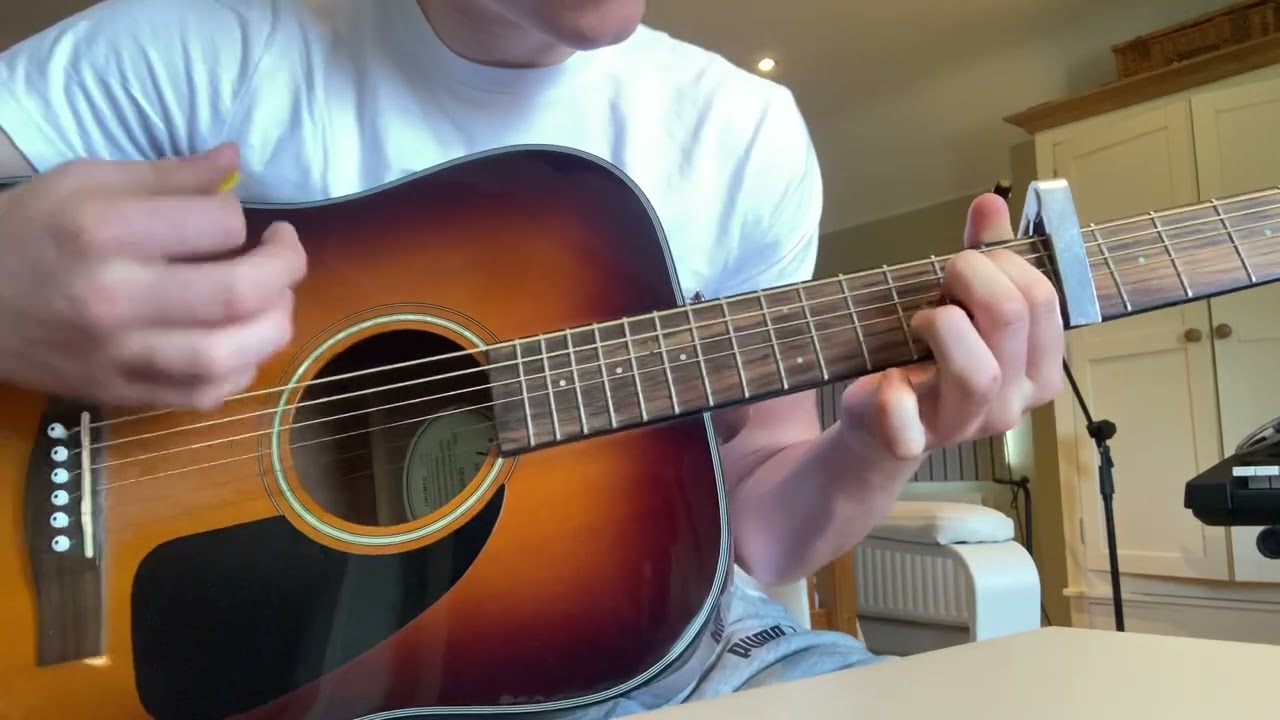 Sprinter- Dave + Central Cee Guitar Cover (chord in desc)