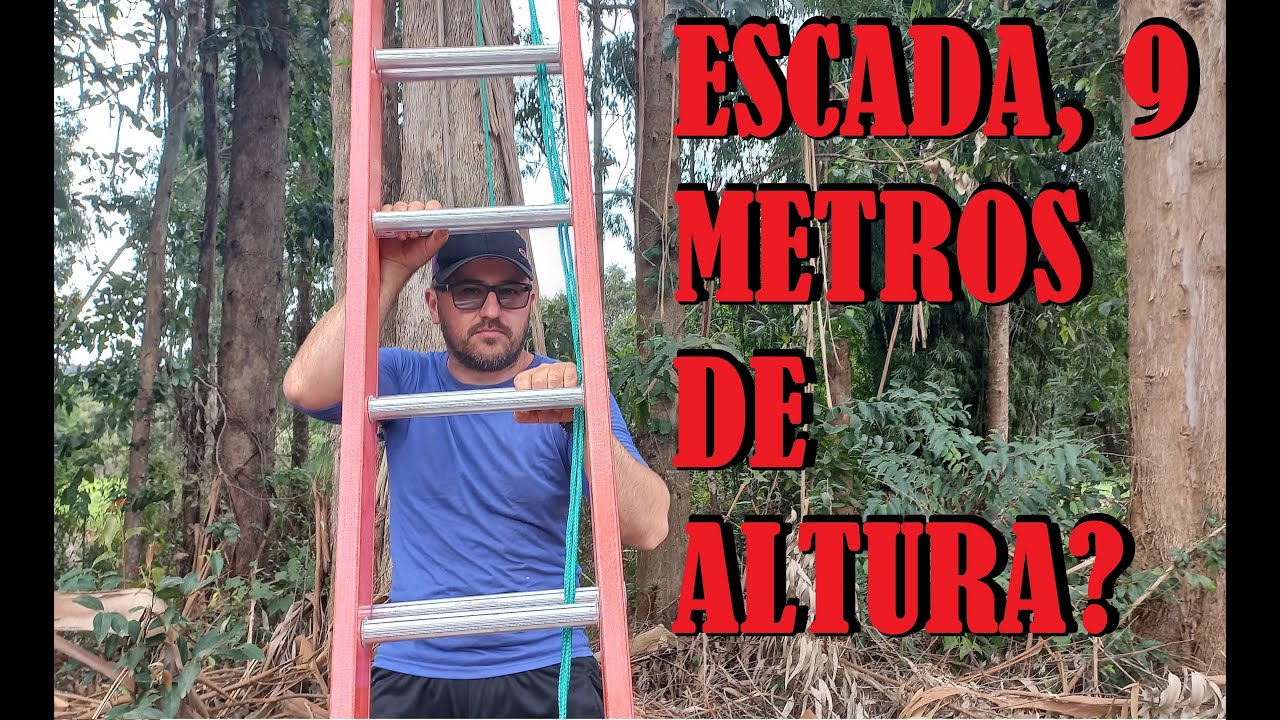 Escada extensiva de alumínio e fibra de vidro  Wbertolo modelo EAFV - 31 degraus, 34 kg 120 kg carga