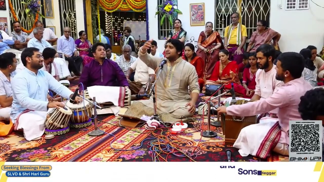 Rama Govinda Hari I Siddharth Belmannu I Bhajan Saptah Swarna Mahotsav Lakshmi Venkatesh Heggar I