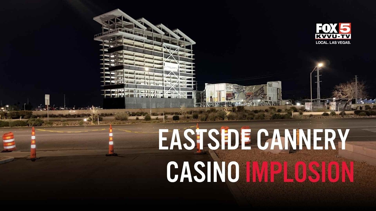 LIVE: Eastside Cannery hotel, casino implosion in Las Vegas