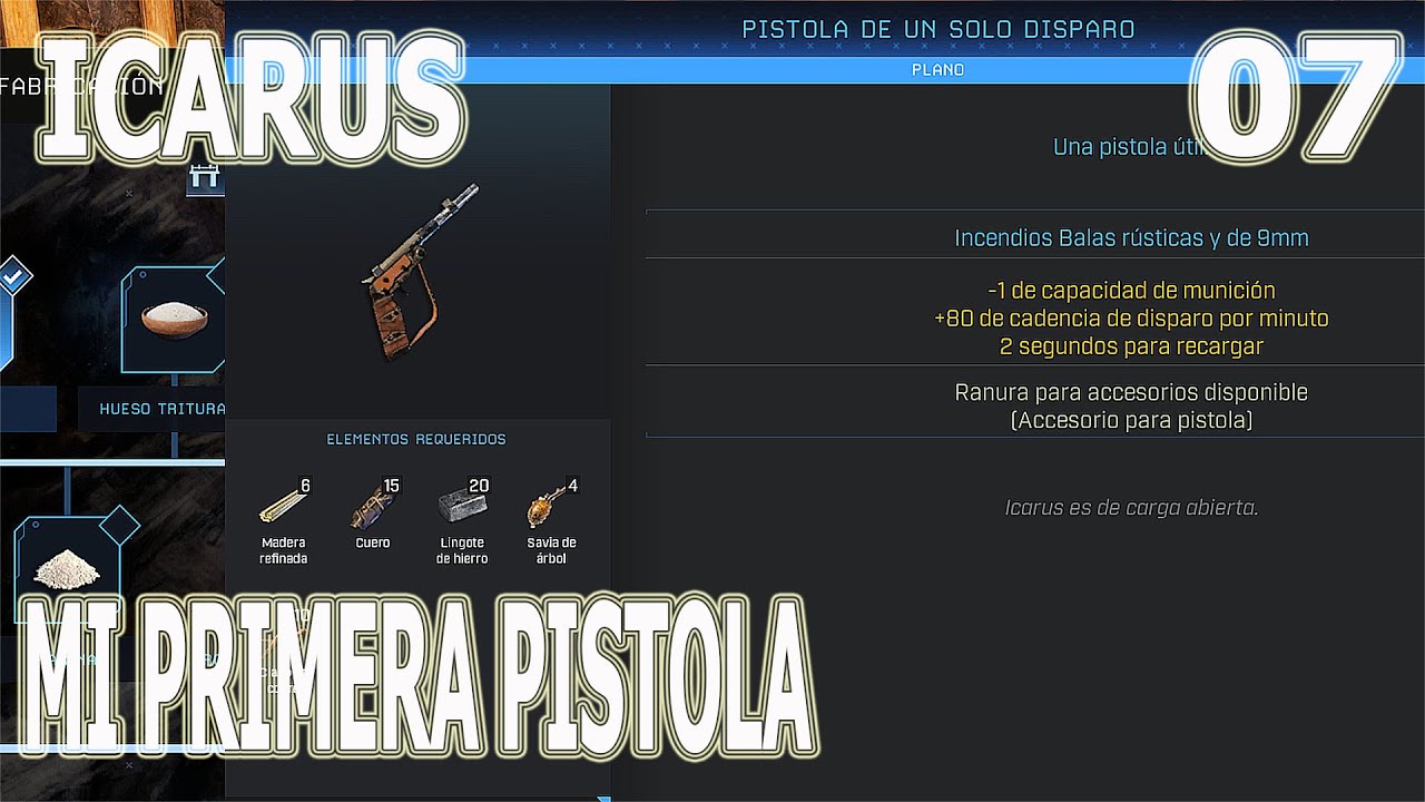 Mi primera pistola. Icarus