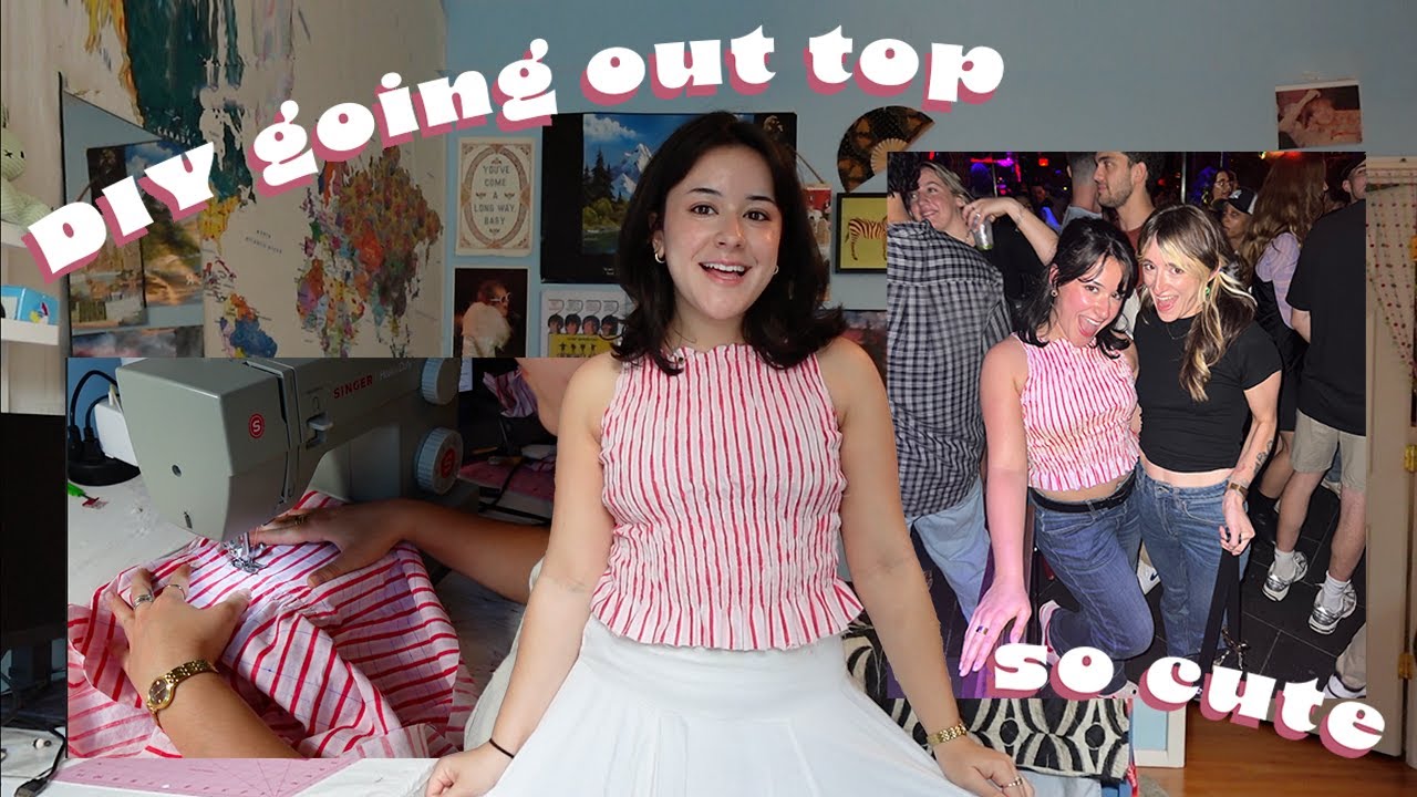 CUTEST Shirred Top Tutorial - Sew with Me!
