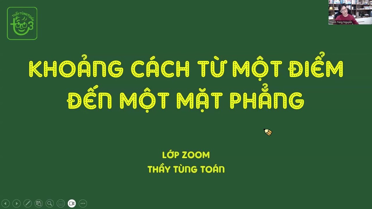 KHOẢNG CÁCH TỪ MỘT ĐIỂM ĐẾN MỘT MẶT PHẲNG - LỚP 11, 12 | THẦY TÙNG TOÁN