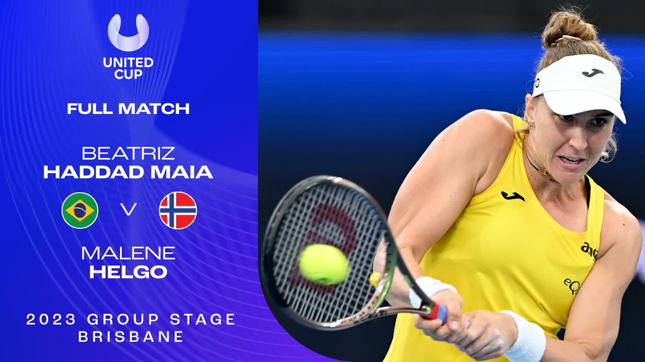 Beatriz Haddad Maia v Malene Helgo Full Match | United Cup 2023 Group E