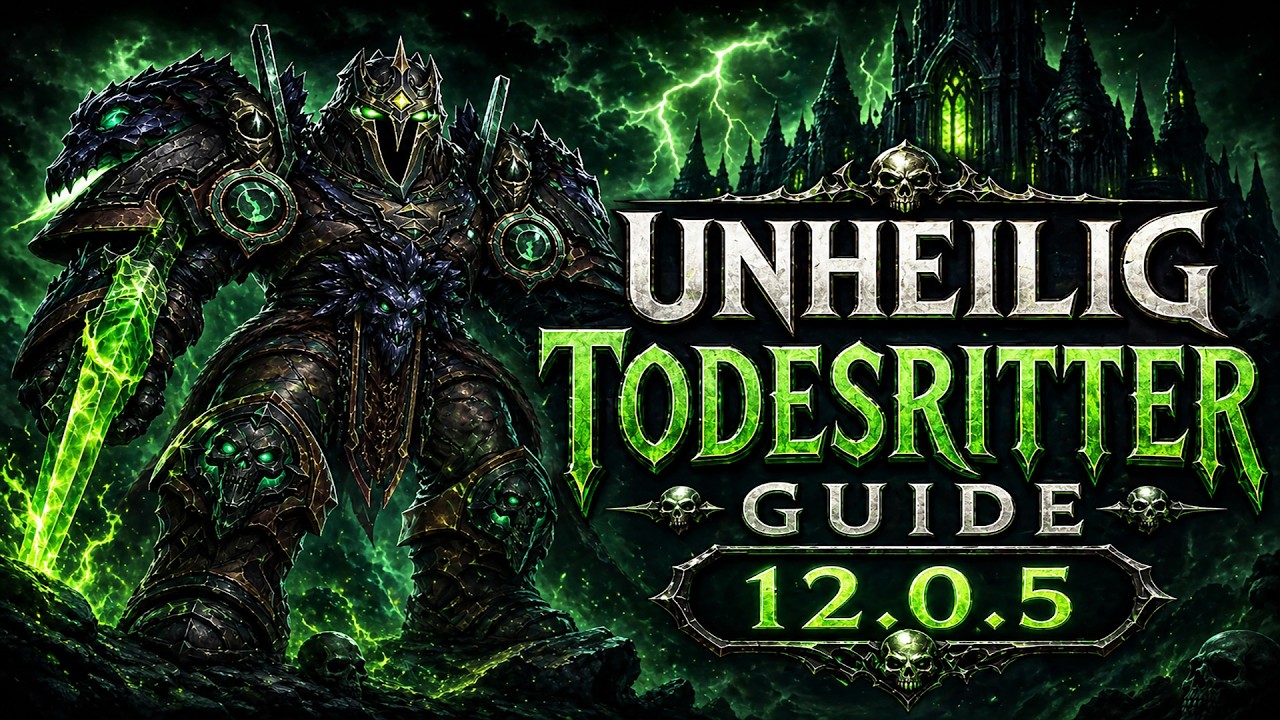 Unheilig Todesritter Guide 12.0.5🔥Raid & Mythisch Plus | WoW Midnight 12.0.5 | Brokken