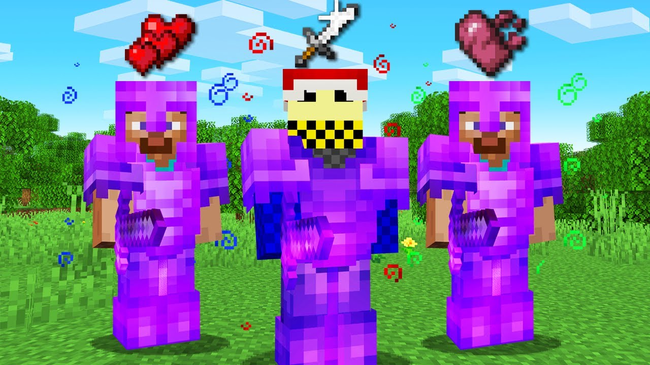 Minecraft Hunger Games, But We Get Random Effects...
